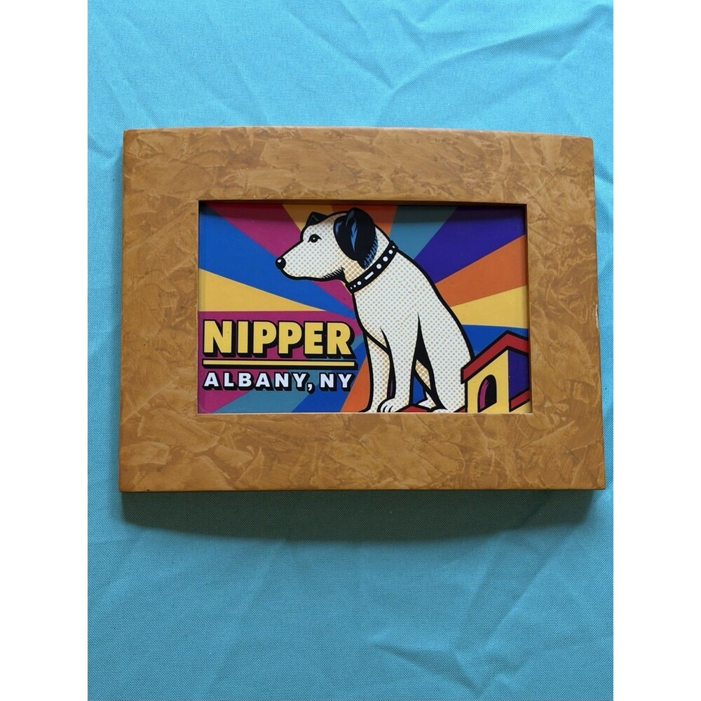 Nipper Dog Albany NY Pop Art Print Framed